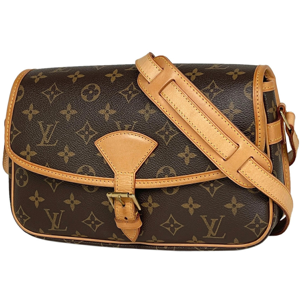 Louis Vuitton Sologne Crossbody Shoulder Bag Monogram Brown